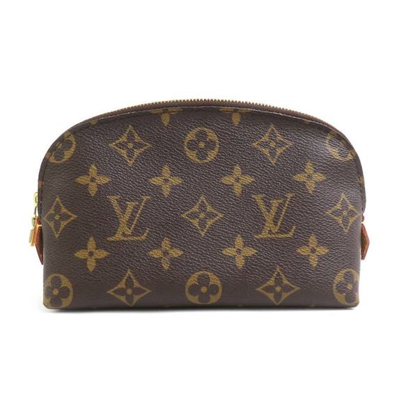Louis Vuitton Cosmetic Pouch Brown Canvas clutch - Picture 1 of 5